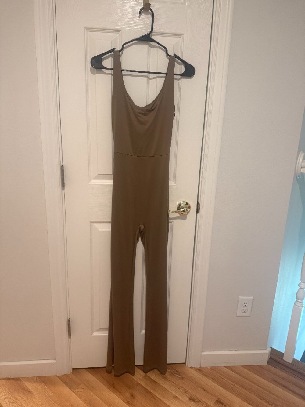 NWT Forever 21 One-Piece Jumpsuit with Cutout back (Size Medium; Cappuccino)